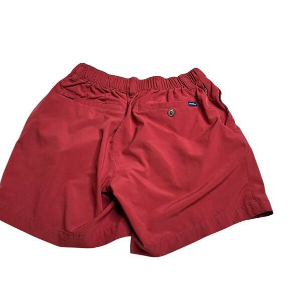CHUBBIES Men's Classic Regular Fit Maroon Red 6" Shorts Unlined Size Small FLAW - Picture 2 of 8